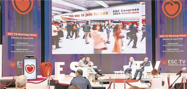 Der ESC-Kongress bot viele Formate für die Besucher, sou.a. die „Morning Show“ des ESC-TV.